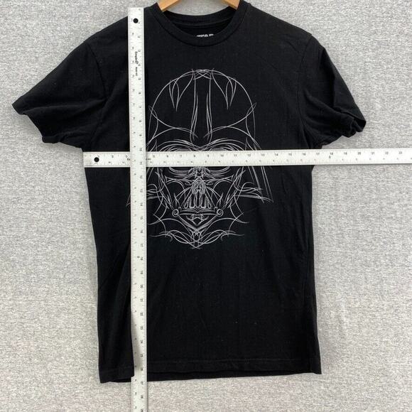 Star Wars Tshirt Mens Medium Black Darth Vadar Skull Tee Short Sleeve - Picture 5 of 7